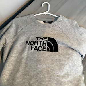 Grey North face sweatshirt